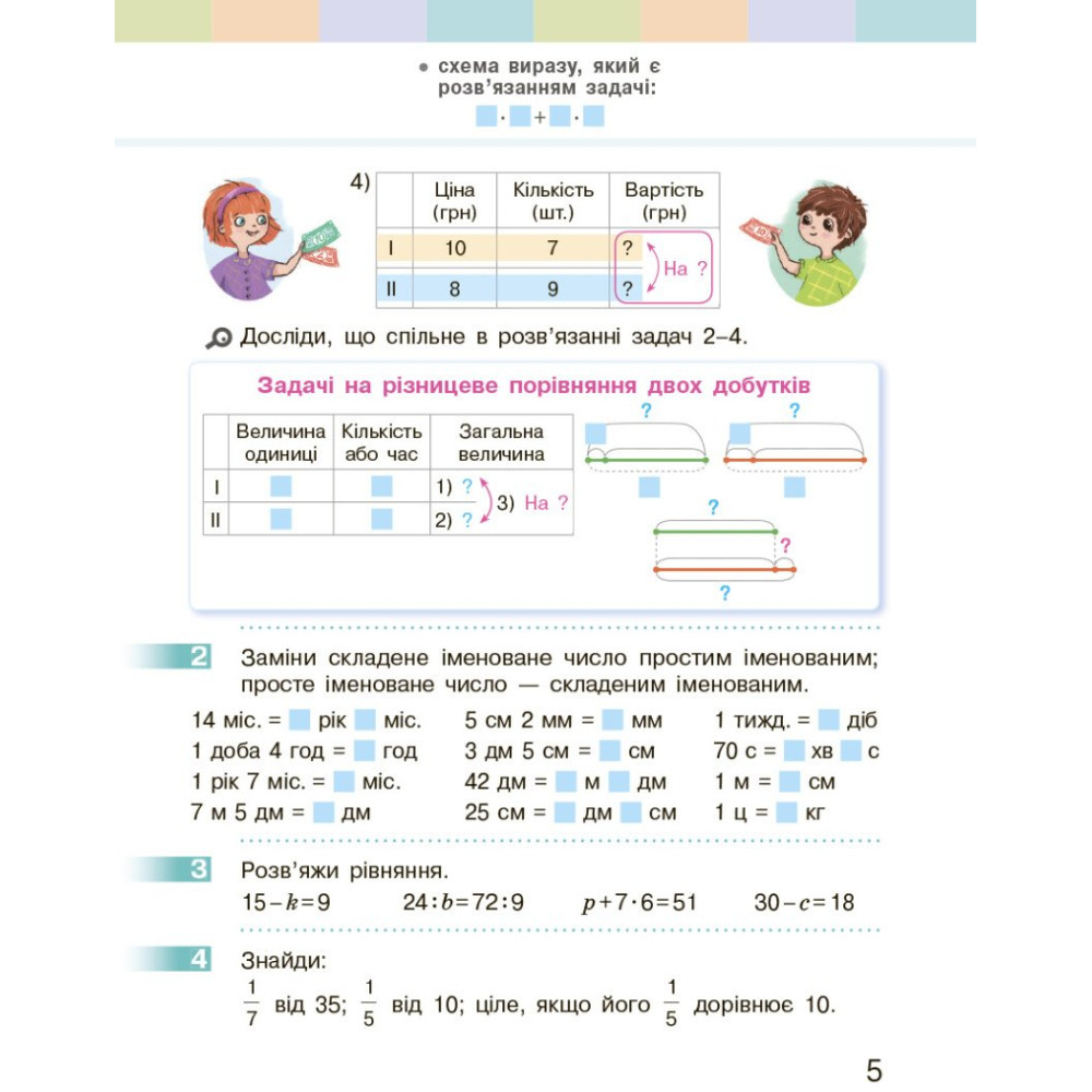 Підручник з математики для 3 класу НУШ — Частина 2