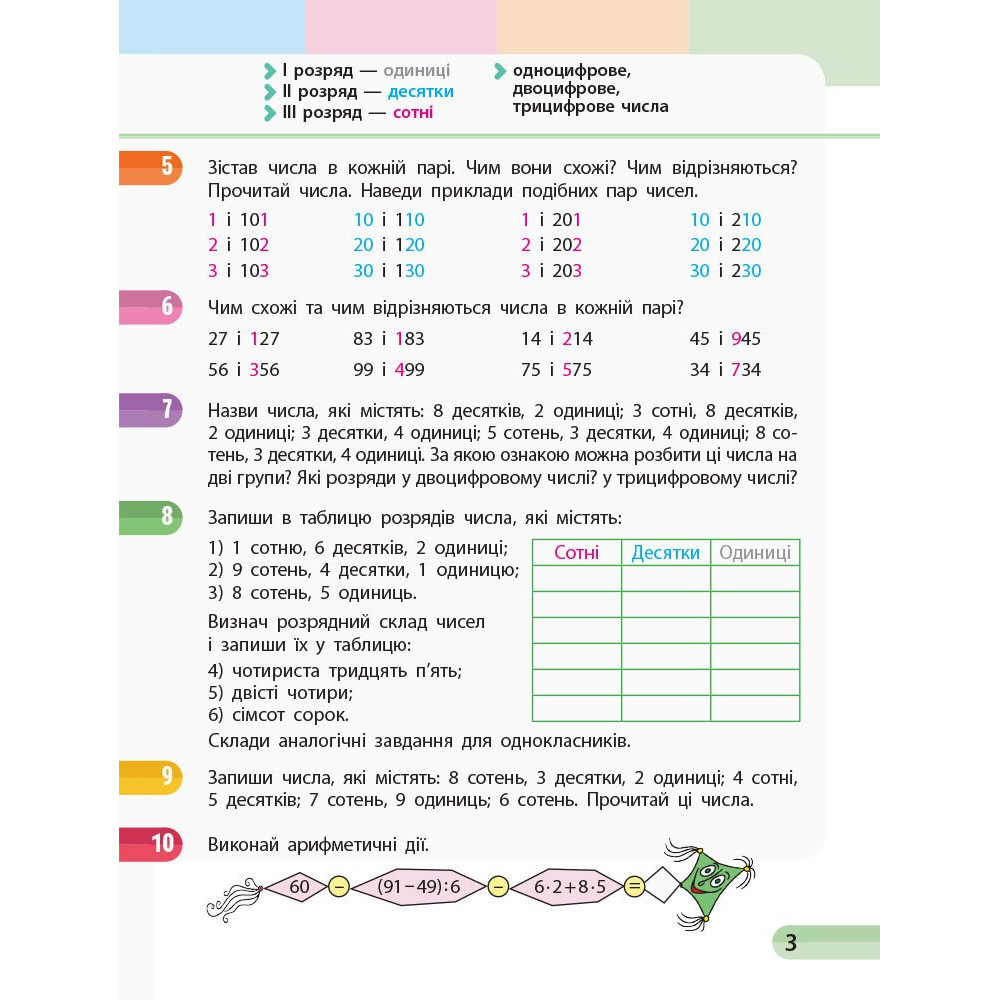 Навчальний зошит з математики для 3 класу НУШ — Частина 3