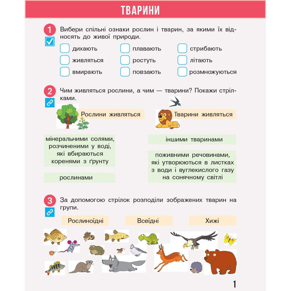 Робочий зошит «Я досліджую світ» для 3 класу — Частина 2
