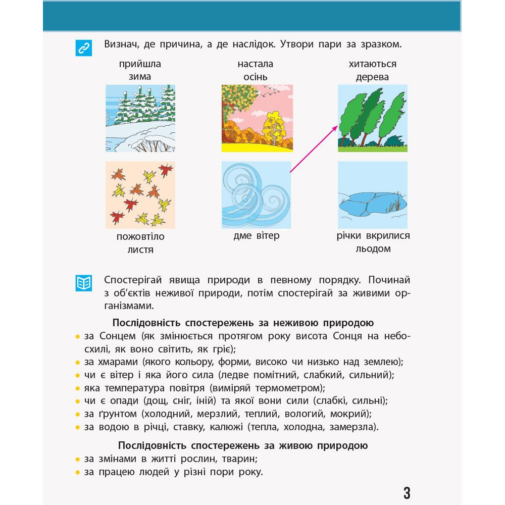 Щоденник спостережень «Я досліджую світ» для 3 класу