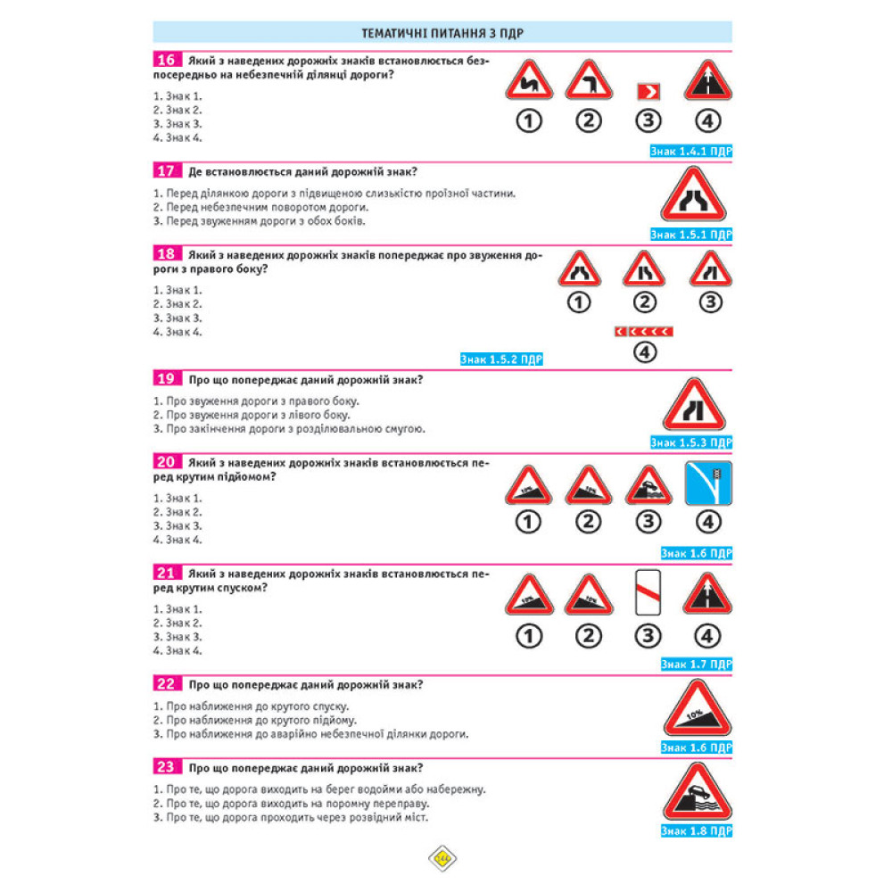 Тести ПДР України 2026 за правилами дорожнього руху 33-є видання перероблене і доповнене