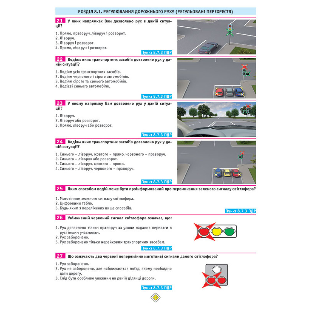 Тести ПДР України 2026 за правилами дорожнього руху 33-є видання перероблене і доповнене