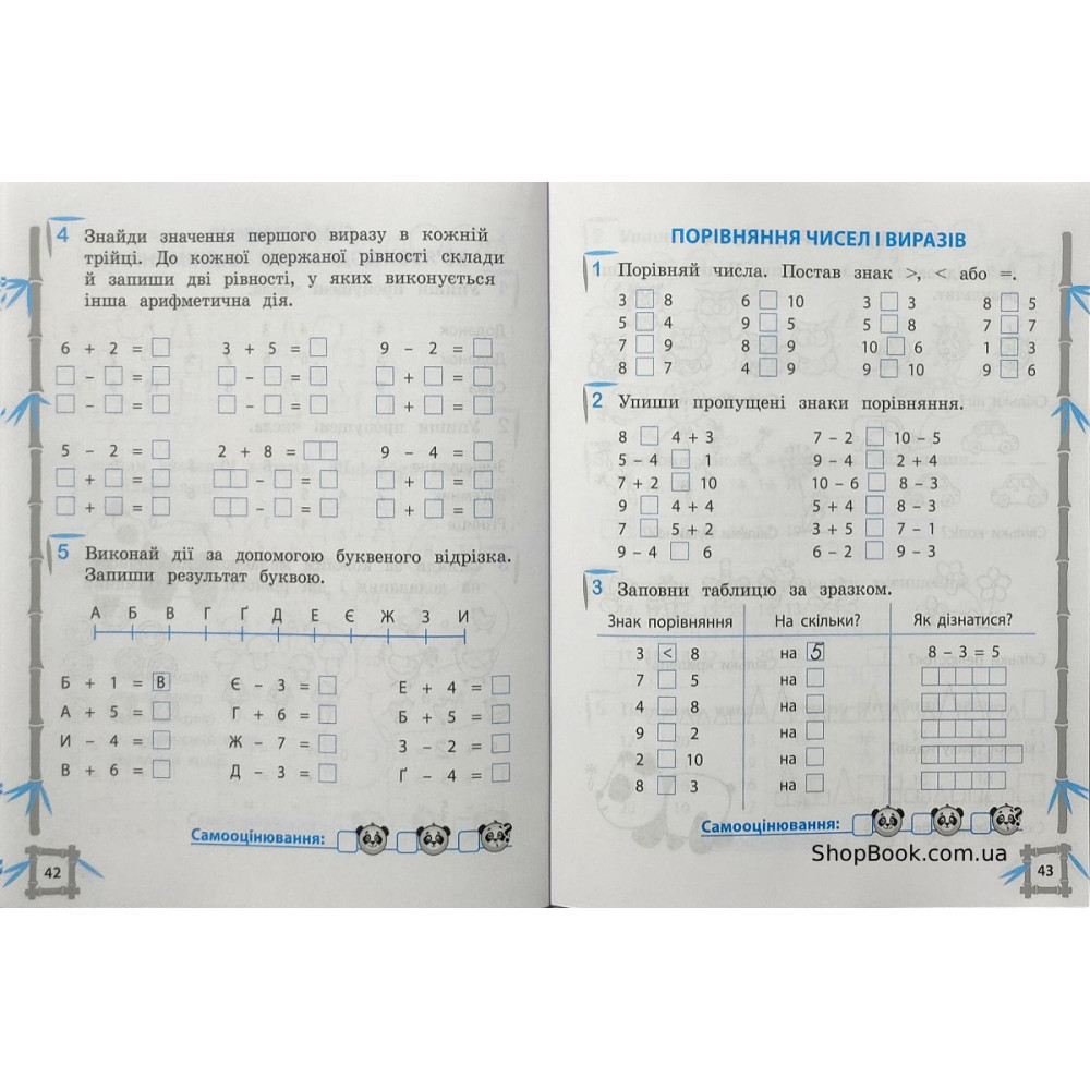 Математика та українська мова 1 клас тренажер відповіді Гребенькова Л.О.