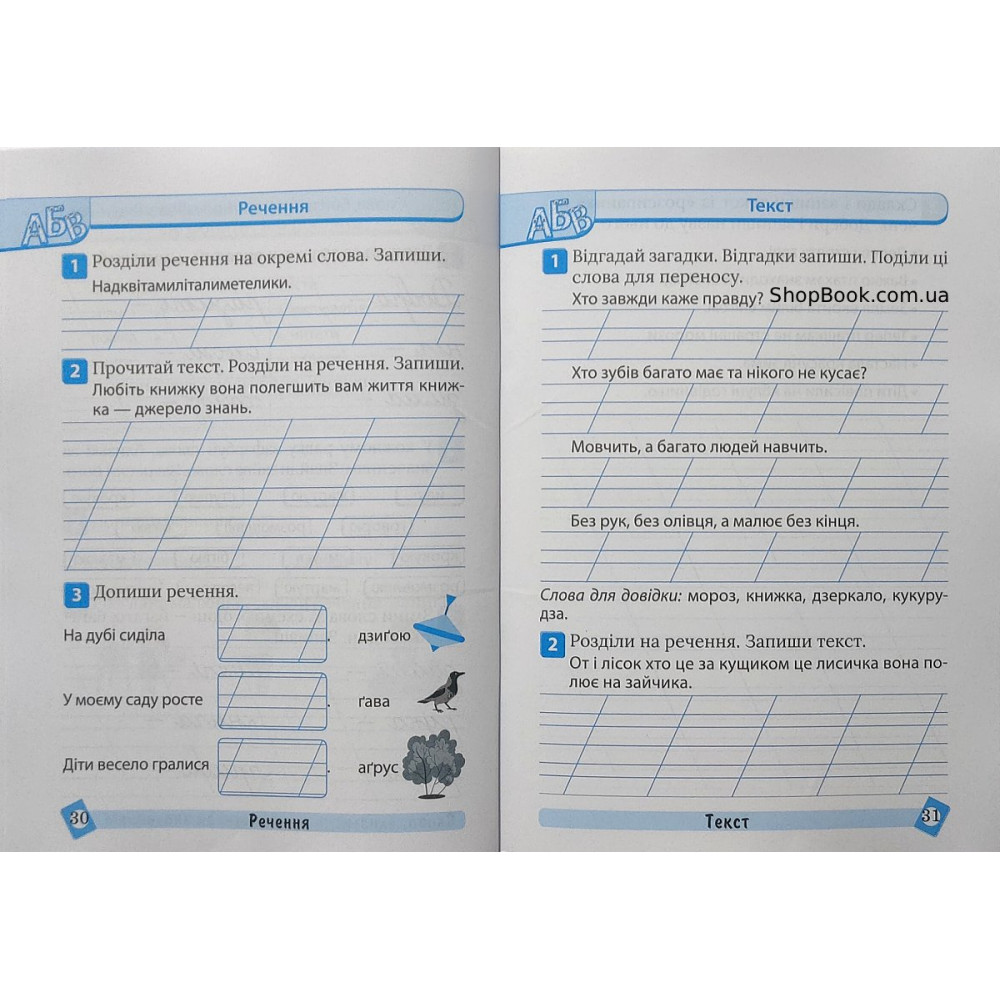 Українська мова 1 клас тематичний тренажер Шевченко К.М.