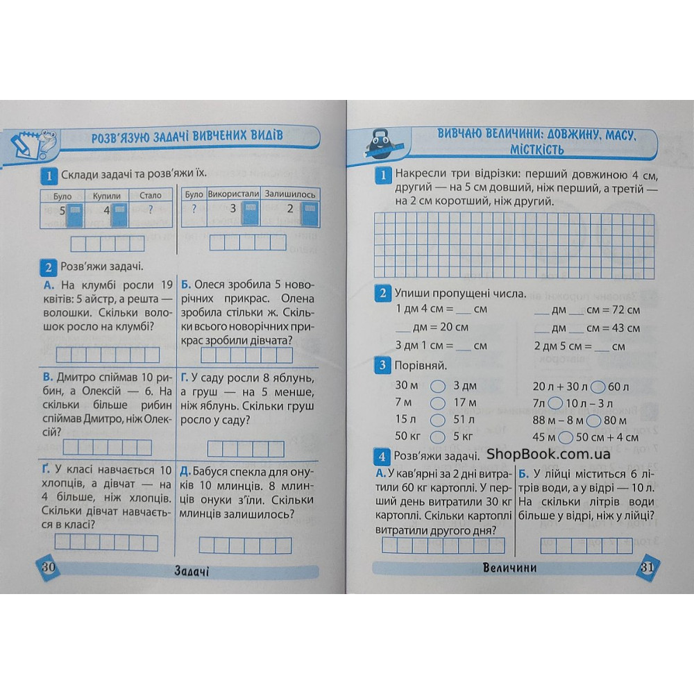 Математика 1 клас тематичний тренажер Аліна О.Г.