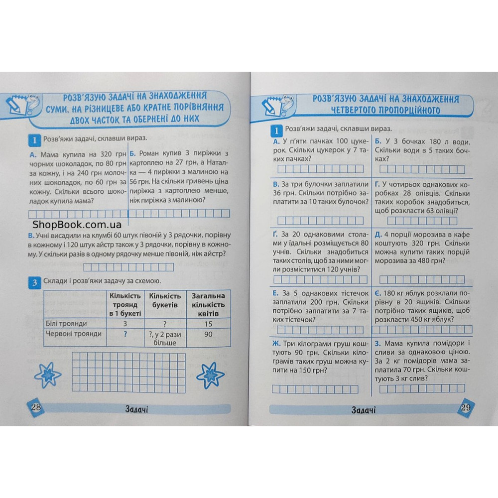 Математика 3 клас Тематичний тренажер Аліна О.Г.