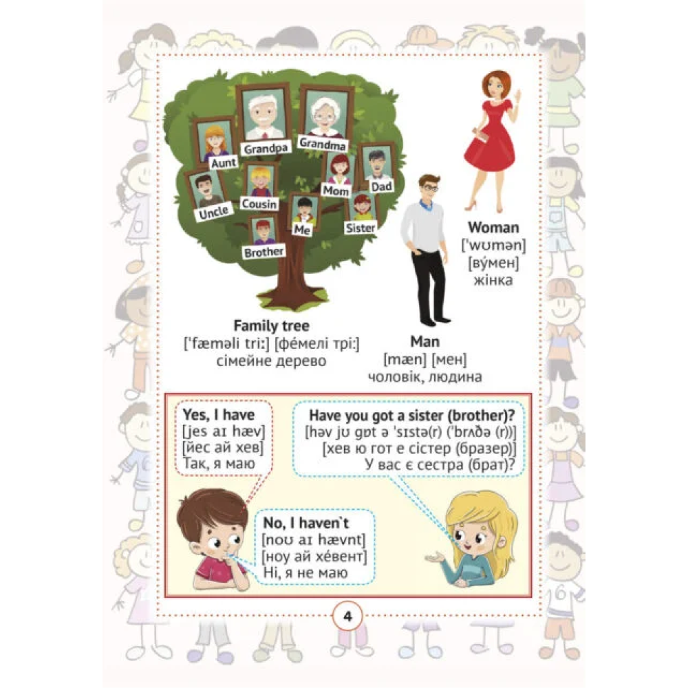 Англо-український візуальний словник в малюнках для початкової школи
