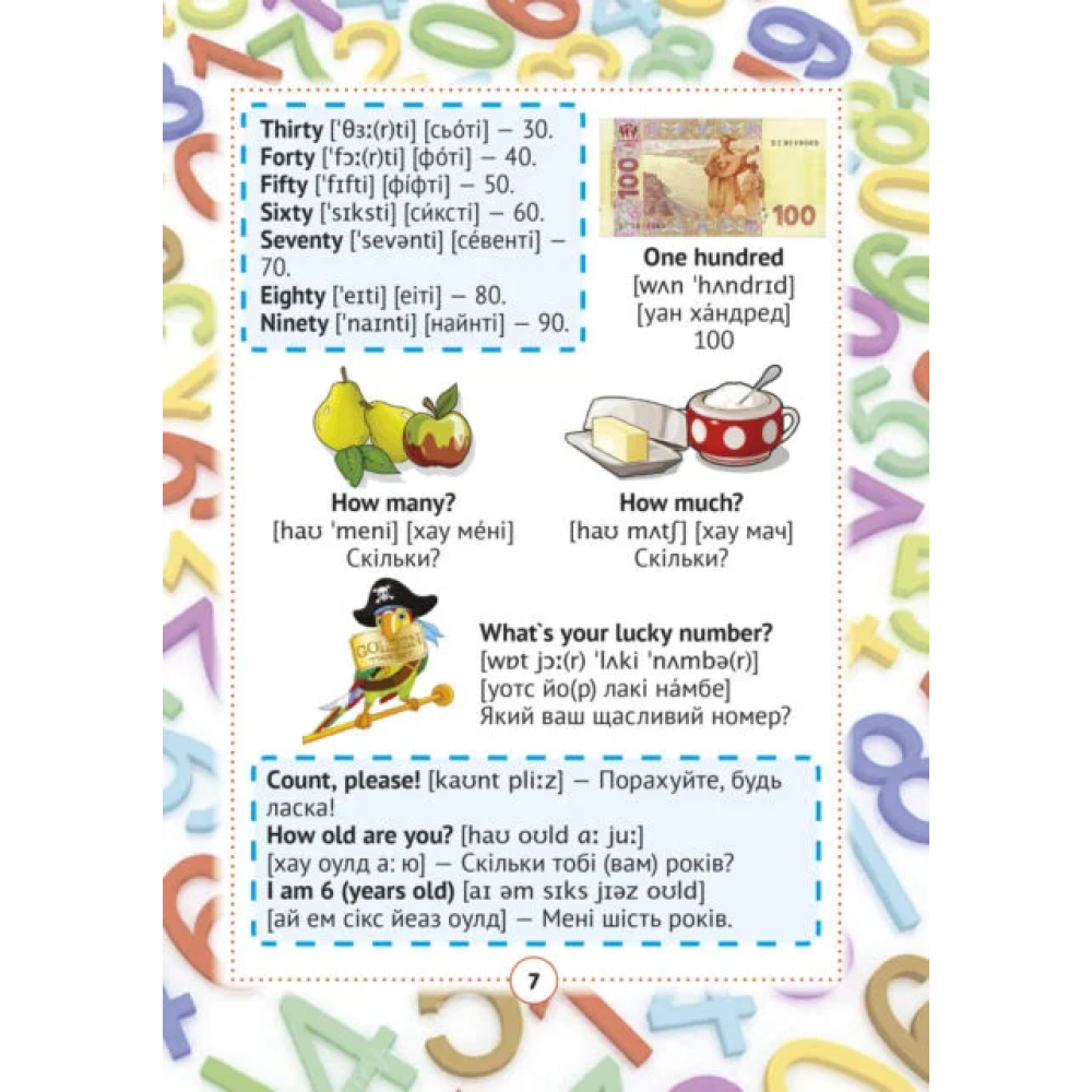 Англо-український візуальний словник в малюнках для початкової школи