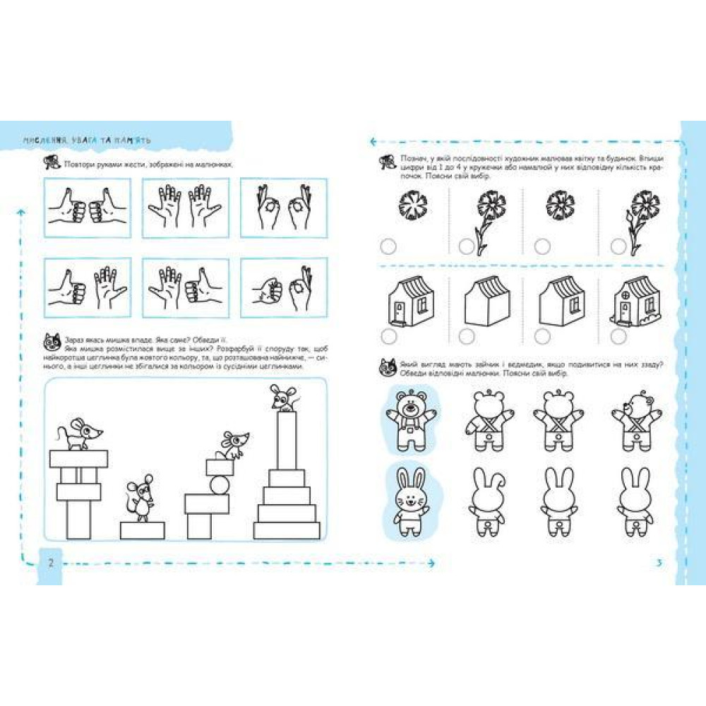 Мислення, увага та пам’ять 5+