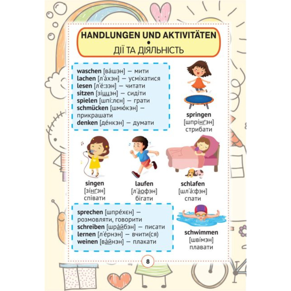 Німецько-український візуальний словник для початкової школи